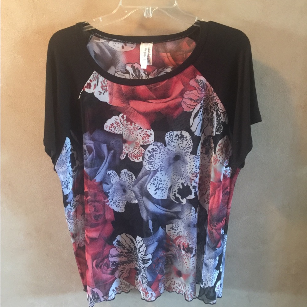 Bubble B woman’s 2XL sheer tee (made in 🇺🇸)